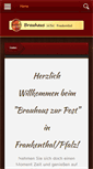 Mobile Screenshot of brauhaus-zur-post.de